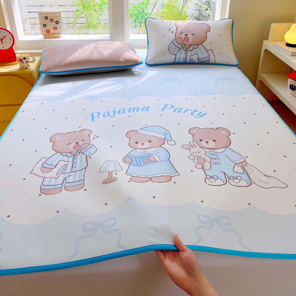 91家纺网 家纺一手货源 找家纺 （总）莱米家纺 2026新款大版小冰皮床笠床席