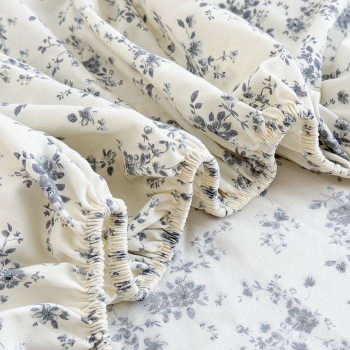 91家纺网 家纺一手货源 找家纺 禧缘家纺（原梦想家） 2026新款云感棉童话风床笠单件床笠单品 栀子花信