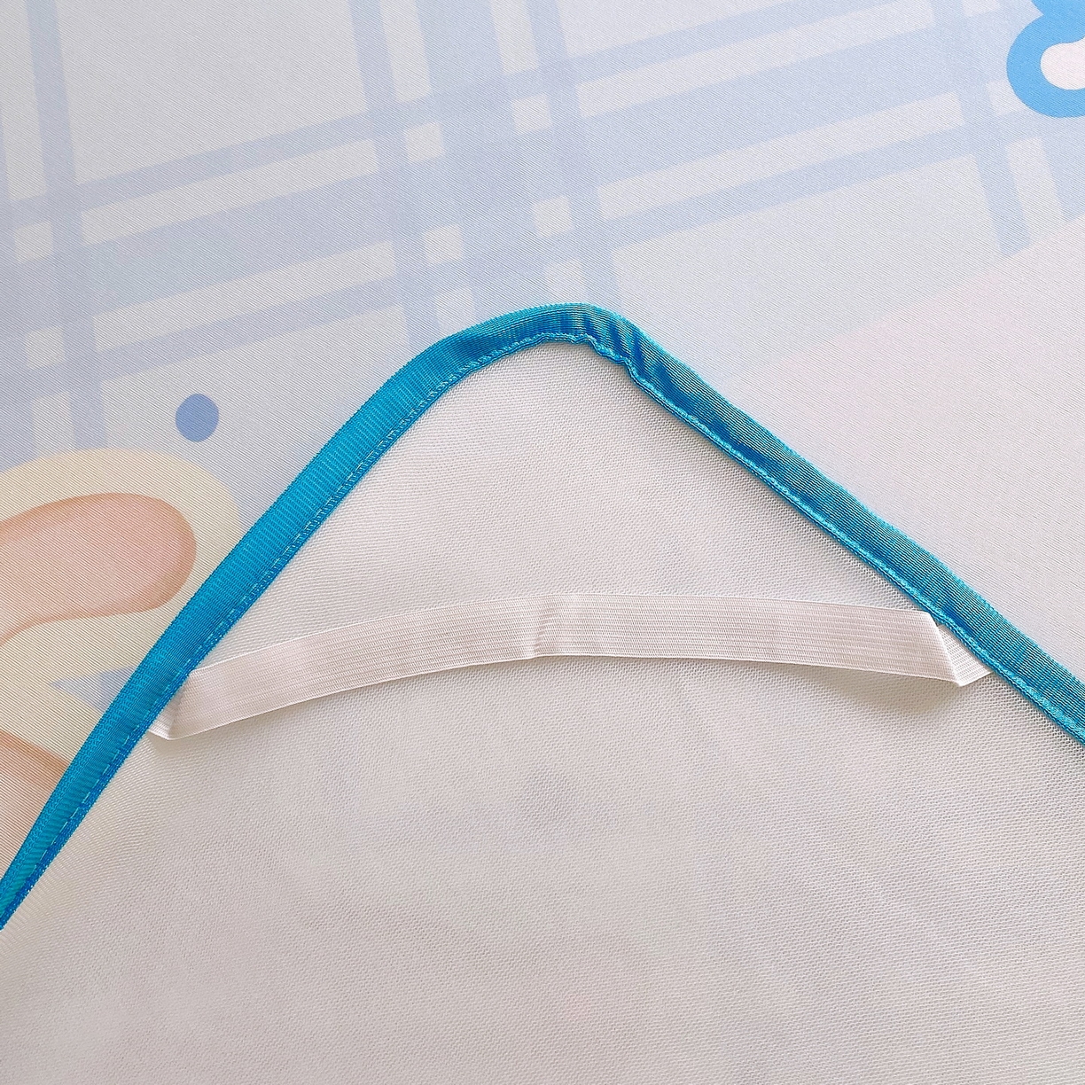 91家纺网 家纺一手货源 找家纺 莱米家纺 2026新款大版小冰皮床笠床席 甜心猫咪床席