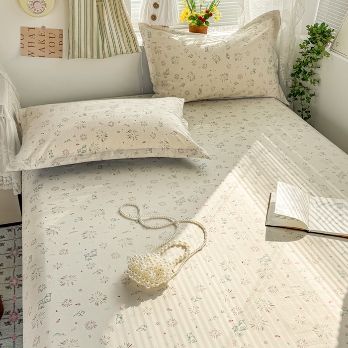 91家纺网 家纺一手货源 找家纺 禧缘家纺（原梦想家） 2026新款云感棉童话风床笠单件床笠单品 人间烟火