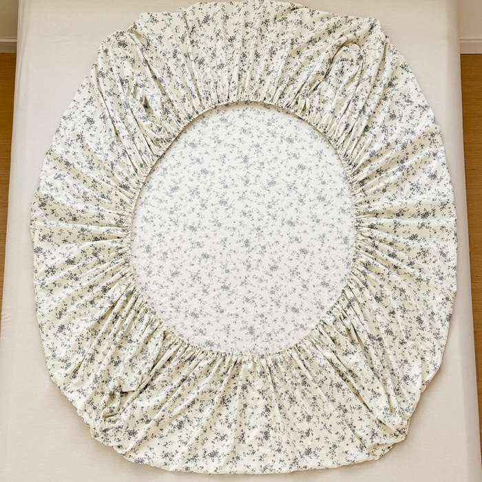 91家纺网 家纺一手货源 找家纺 禧缘家纺（原梦想家） 2026新款云感棉童话风床笠单件床笠单品 栀子花信