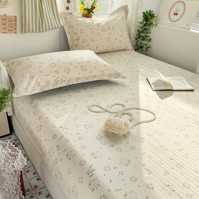 91家纺网 家纺一手货源 找家纺 禧缘家纺（原梦想家） 2026新款云感棉童话风床笠单件床笠单品 人间烟火