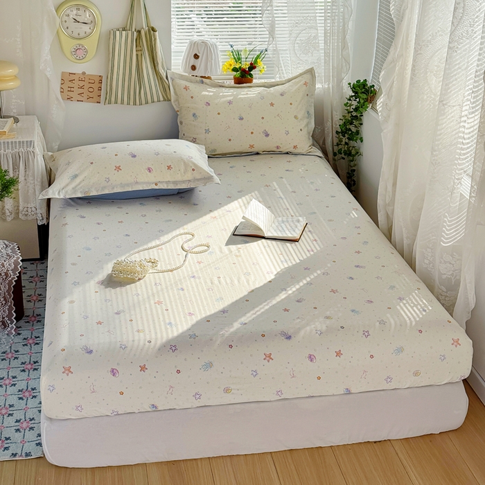 91家纺网 家纺一手货源 找家纺 禧缘家纺（原梦想家） 2026新款云感棉童话风床笠单件床笠单品 梦幻海洋