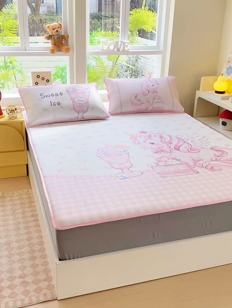 91家纺网 家纺一手货源 找家纺 （总）莱米家纺 2026新款大版小冰皮床笠床席