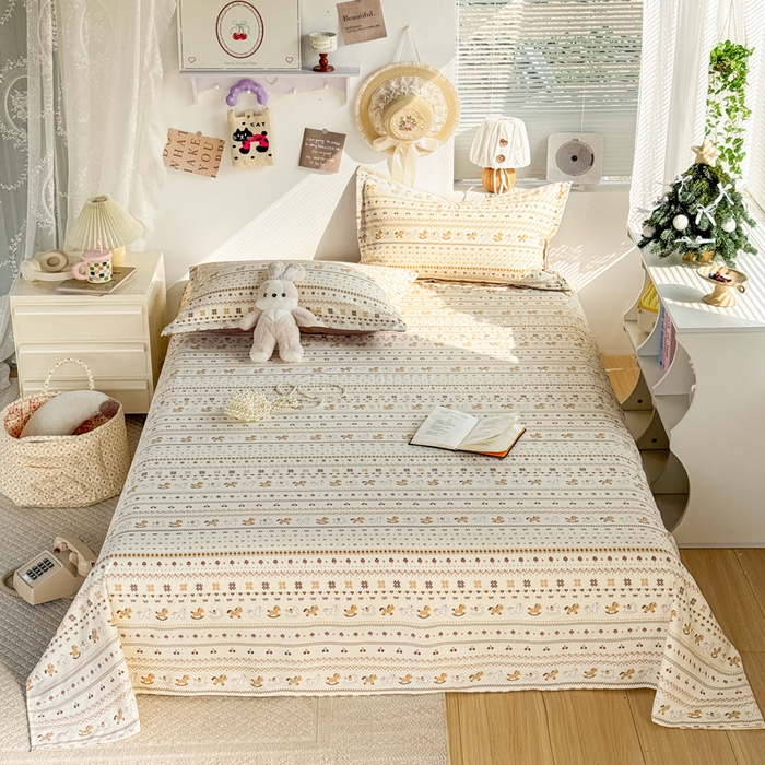 91家纺网 家纺一手货源 找家纺 禧缘家纺（原梦想家） 2026新款云感棉童话风枕套单品枕套单件 木马乐园