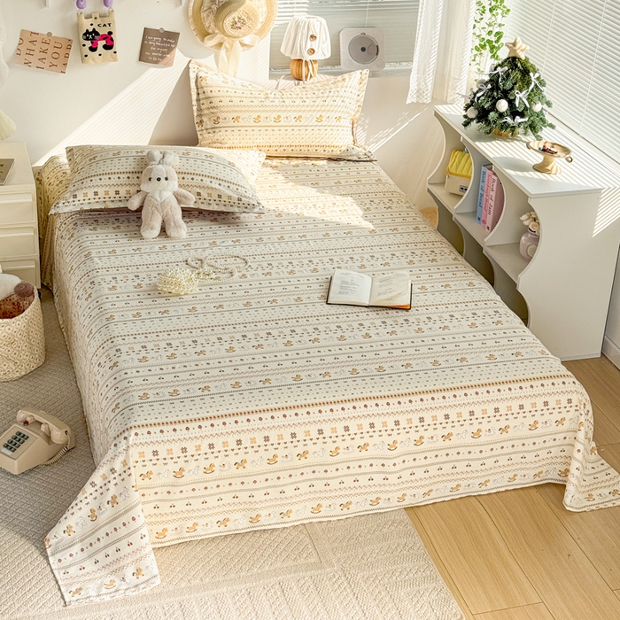 91家纺网 家纺一手货源 找家纺 禧缘家纺（原梦想家） 2026新款云感棉童话风枕套单品枕套单件 木马乐园