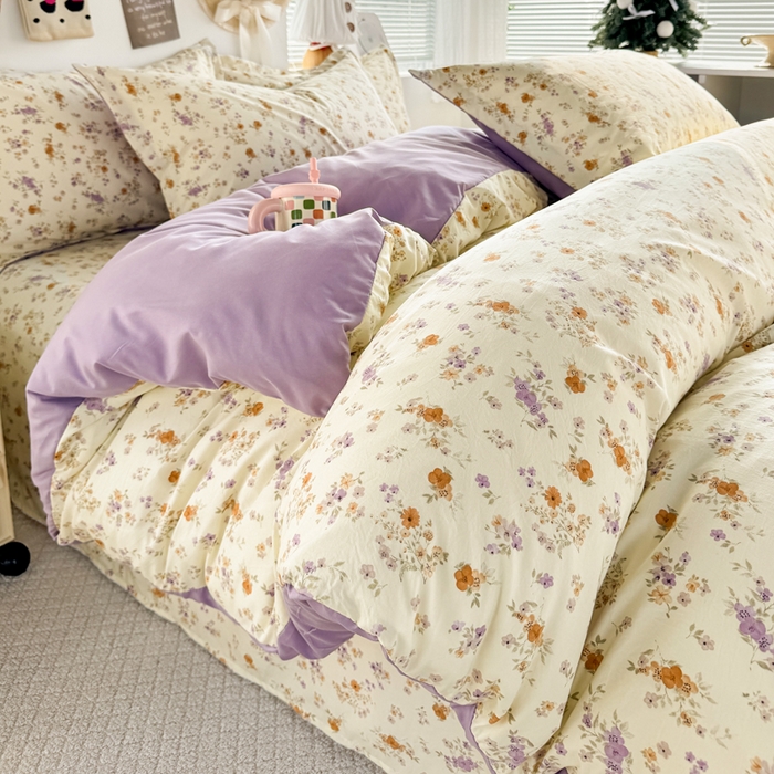 91家纺网 家纺一手货源 找家纺 禧缘家纺（原梦想家） 2026新款云感棉童话风枕套单品枕套单件 木槿花开