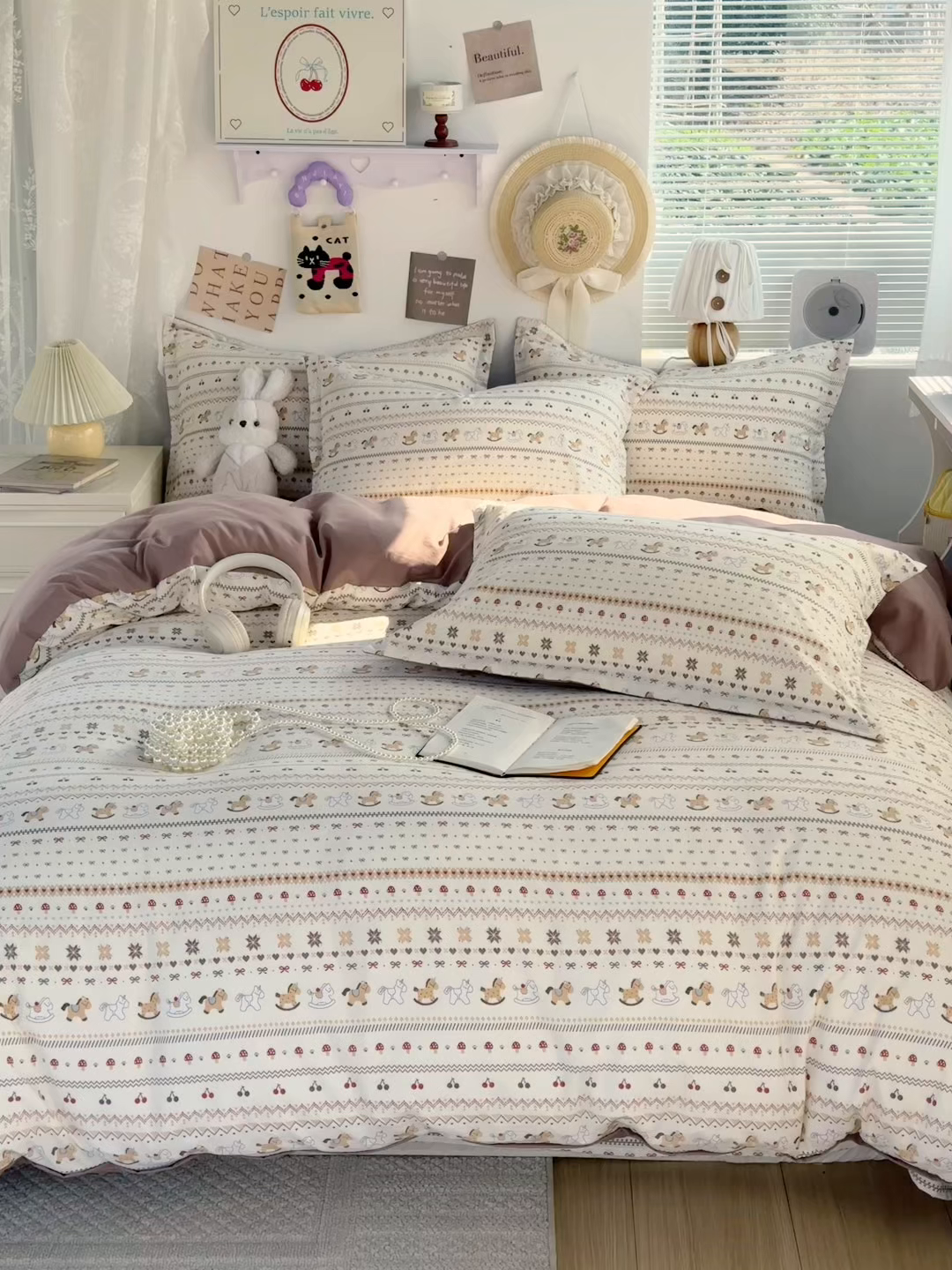 91家纺网 家纺一手货源 找家纺 禧缘家纺（原梦想家） 2026新款云感棉童话风枕套单品枕套单件 木马乐园