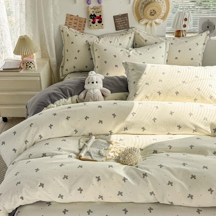 91家纺网 家纺一手货源 找家纺 禧缘家纺（原梦想家） 2026新款云感棉童话风枕套单品枕套单件 蝴蝶结