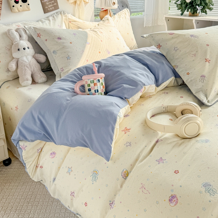 91家纺网 家纺一手货源 找家纺 禧缘家纺（原梦想家） 2026新款云感棉童话风床单单品床单单件 梦幻海洋