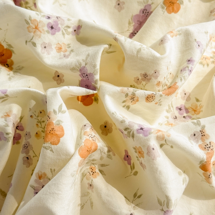 91家纺网 家纺一手货源 找家纺 禧缘家纺（原梦想家） 2026新款云感棉童话风床单单品床单单件 木槿花开