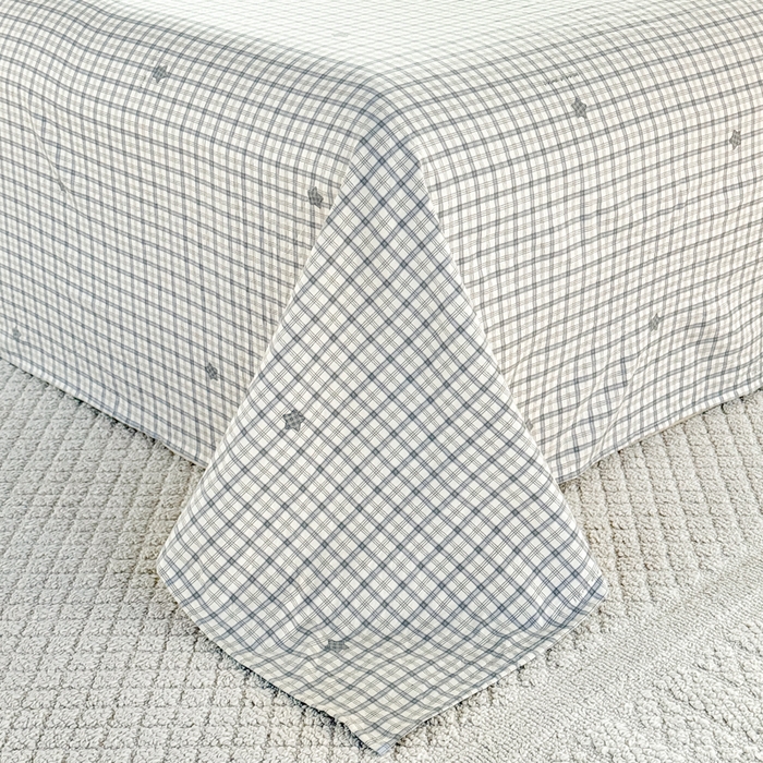 91家纺网 家纺一手货源 找家纺 禧缘家纺（原梦想家） 2026新款云感棉童话风床单单品床单单件 灰格星星