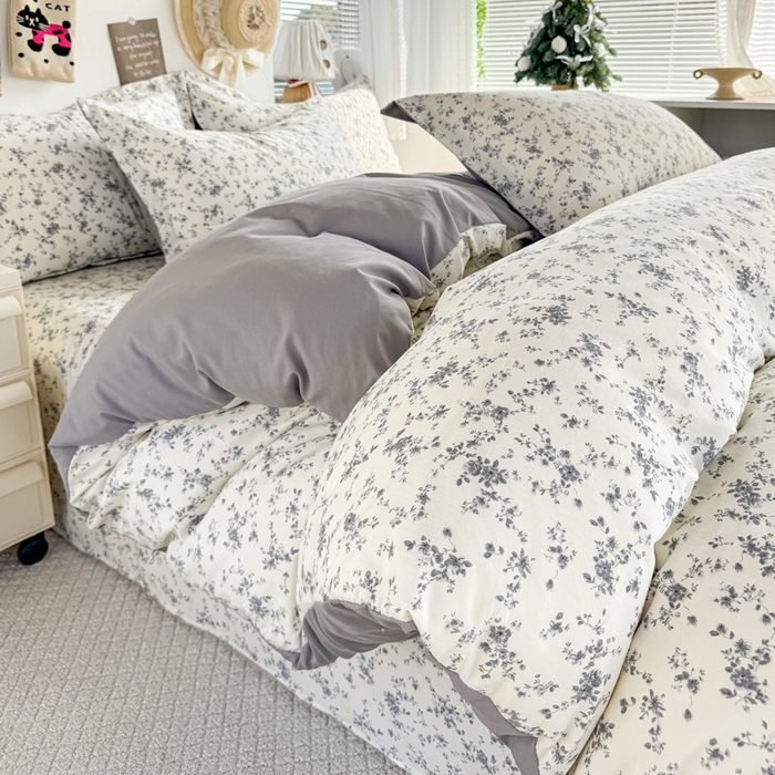 91家纺网 家纺一手货源 找家纺 禧缘家纺（原梦想家） 2026新款云感棉童话风床单单品床单单件 栀子花信