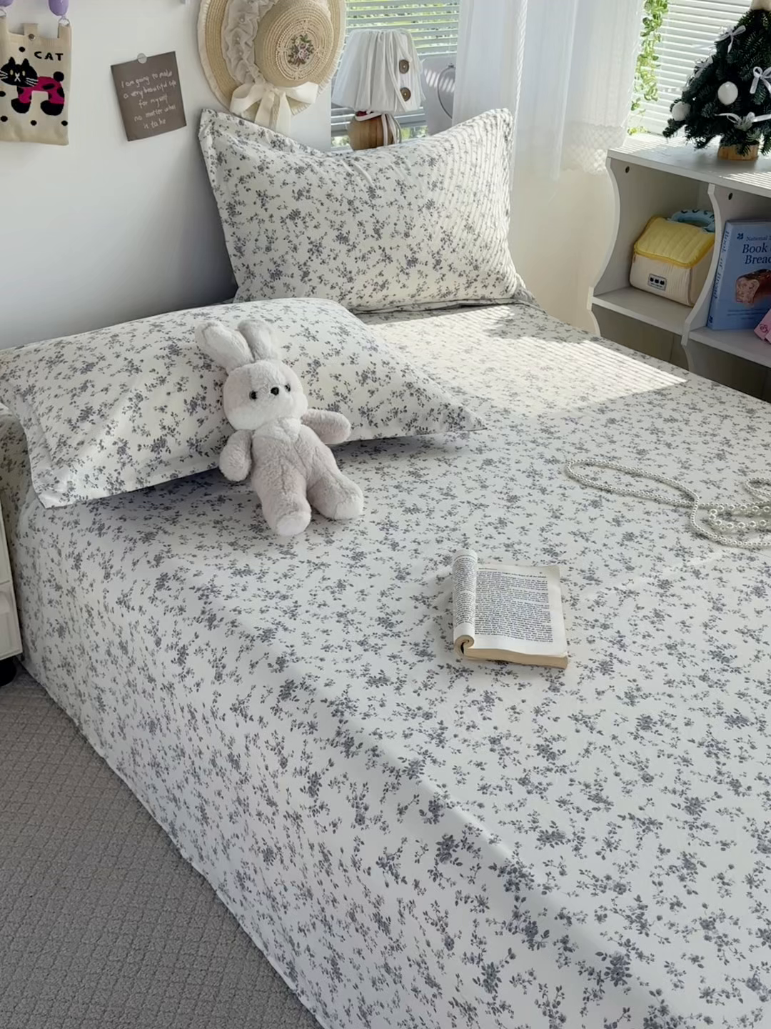 91家纺网 家纺一手货源 找家纺 禧缘家纺（原梦想家） 2026新款云感棉童话风床单单品床单单件 栀子花信