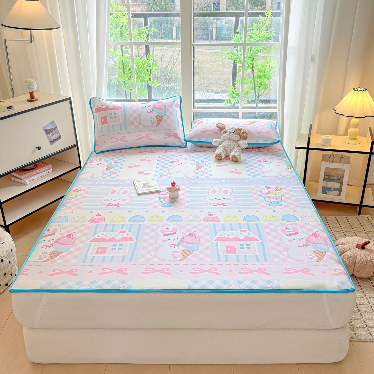 莱米家纺 2026新款小版小冰皮软席 冰激凌兔