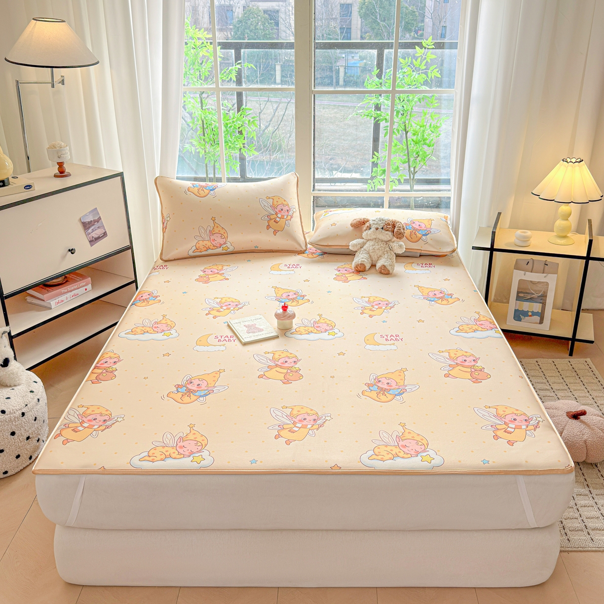 莱米家纺 2026新款小版小冰皮软席 魔法星星