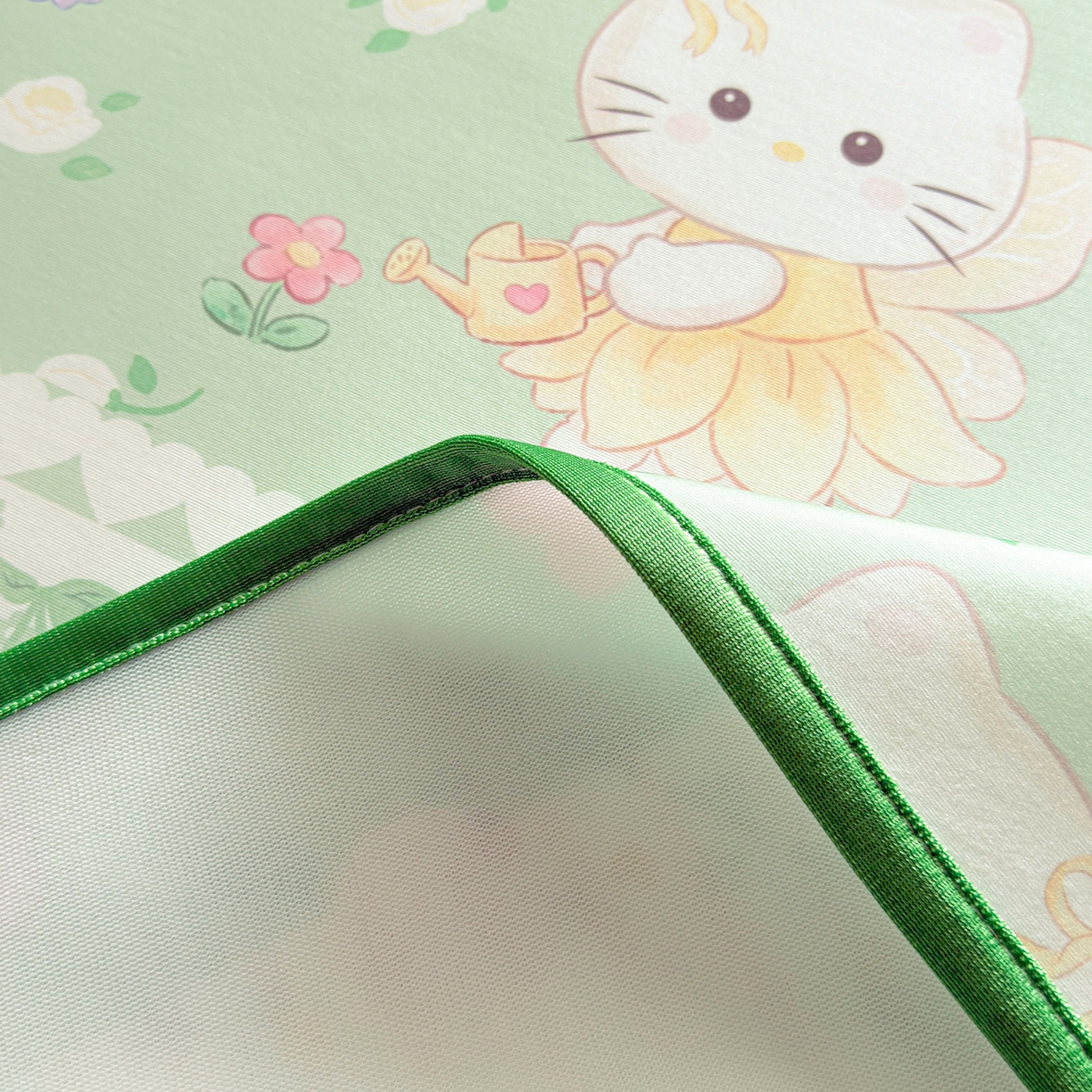 91家纺网 家纺一手货源 找家纺 莱米家纺 2026新款小版小冰皮软席 精灵小猫