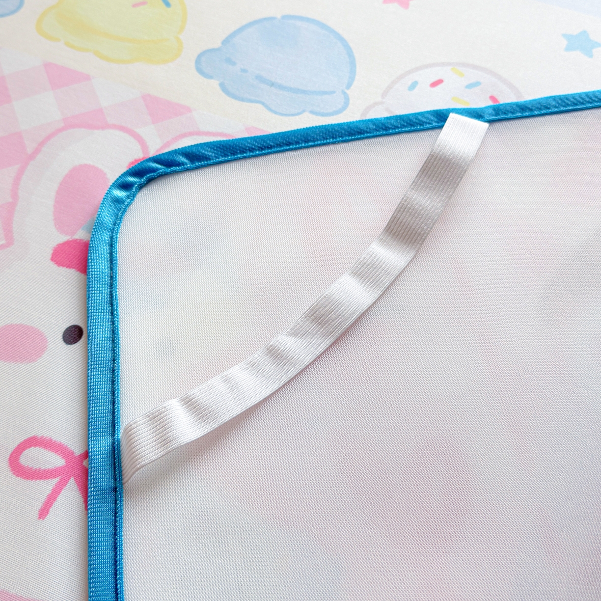 91家纺网 家纺一手货源 找家纺 莱米家纺 2026新款小版小冰皮软席 冰激凌兔