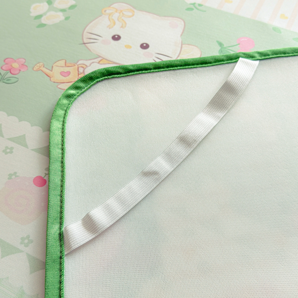 91家纺网 家纺一手货源 找家纺 莱米家纺 2026新款小版小冰皮软席 精灵小猫