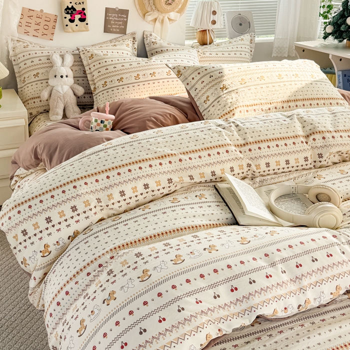禧缘家纺（原梦想家） 2026新款云感棉童话风被套单品被套单件 木马乐园