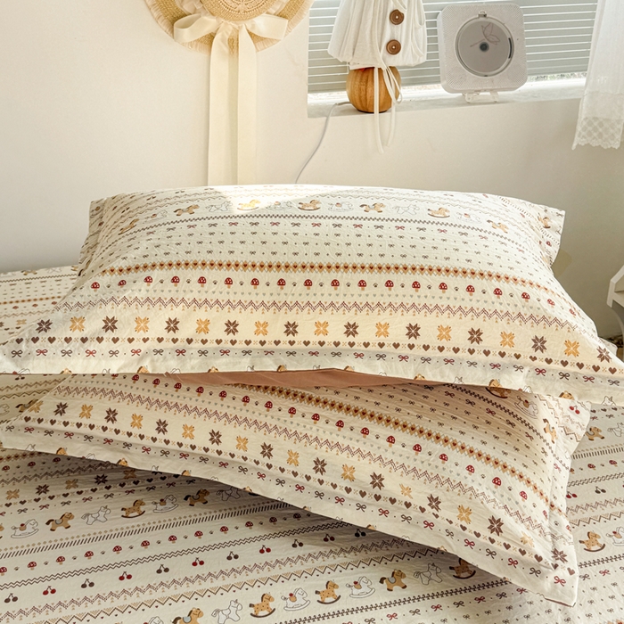 91家纺网 家纺一手货源 找家纺 禧缘家纺（原梦想家） 2026新款云感棉童话风被套单品被套单件 木马乐园