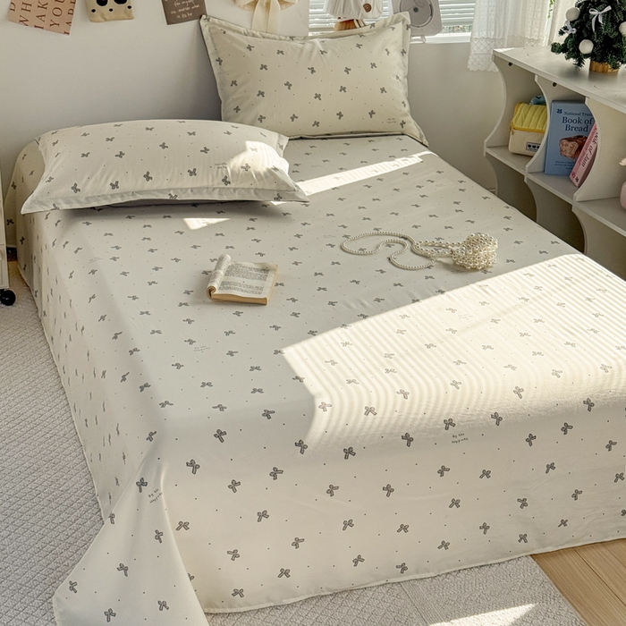 91家纺网 家纺一手货源 找家纺 禧缘家纺（原梦想家） 2026新款云感棉童话风被套单品被套单件 蝴蝶结