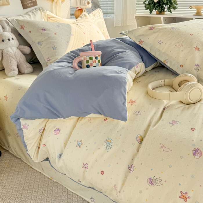 91家纺网 家纺一手货源 找家纺 禧缘家纺（原梦想家） 2026新款云感棉童话风被套单品被套单件 梦幻海洋