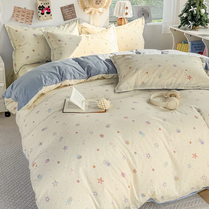 91家纺网 家纺一手货源 找家纺 禧缘家纺（原梦想家） 2026新款云感棉童话风被套单品被套单件 梦幻海洋