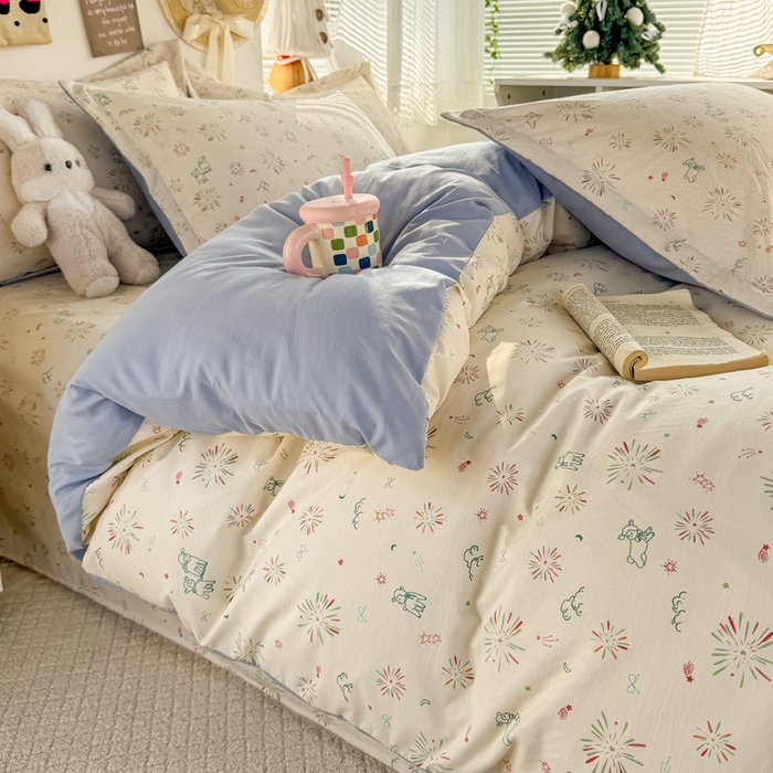 91家纺网 家纺一手货源 找家纺 禧缘家纺（原梦想家） 2026新款云感棉童话风四件套 人间烟火