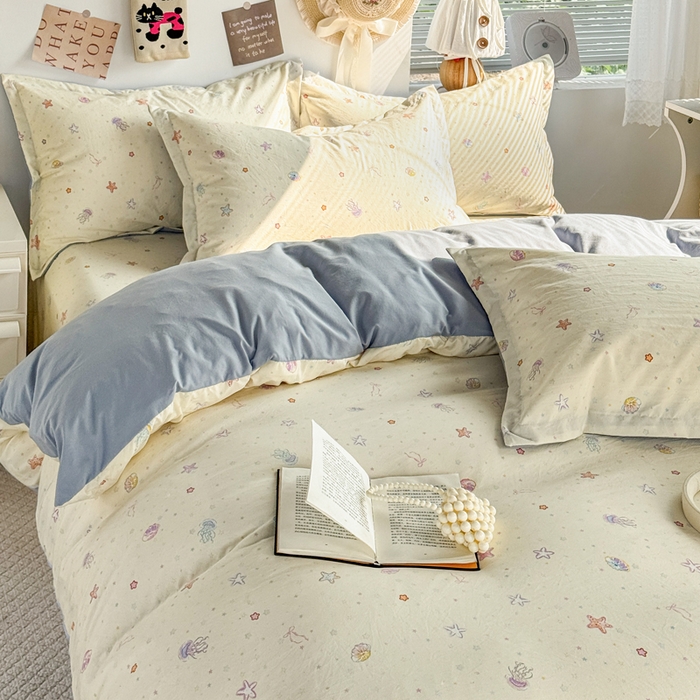 91家纺网 家纺一手货源 找家纺 禧缘家纺（原梦想家） 2026新款云感棉童话风四件套 梦幻海洋