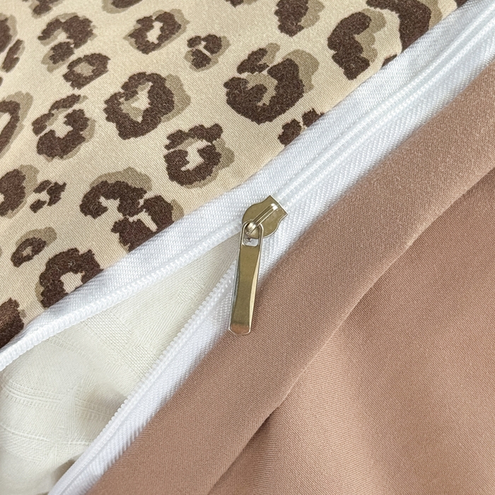 91家纺网 家纺一手货源 找家纺 禧缘家纺（原梦想家） 2026新款云感棉童话风四件套 咖色豹纹