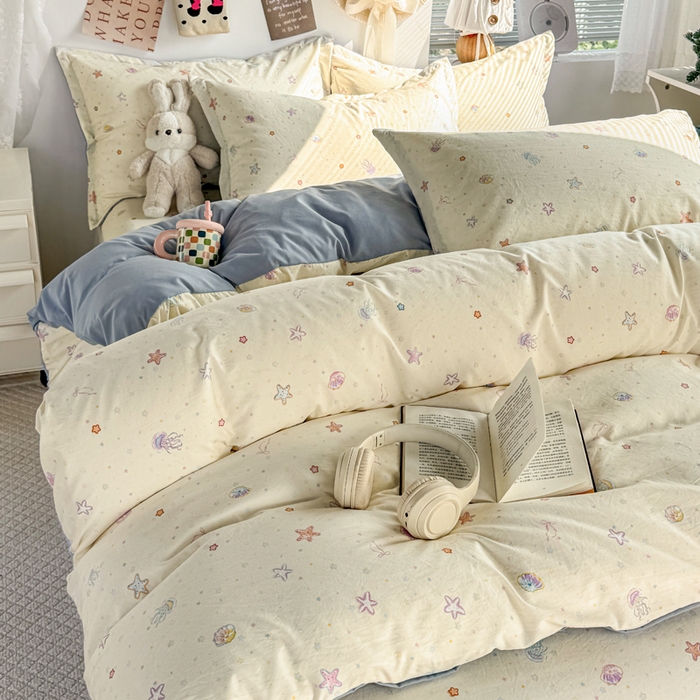 91家纺网 家纺一手货源 找家纺 禧缘家纺（原梦想家） 2026新款云感棉童话风四件套 梦幻海洋