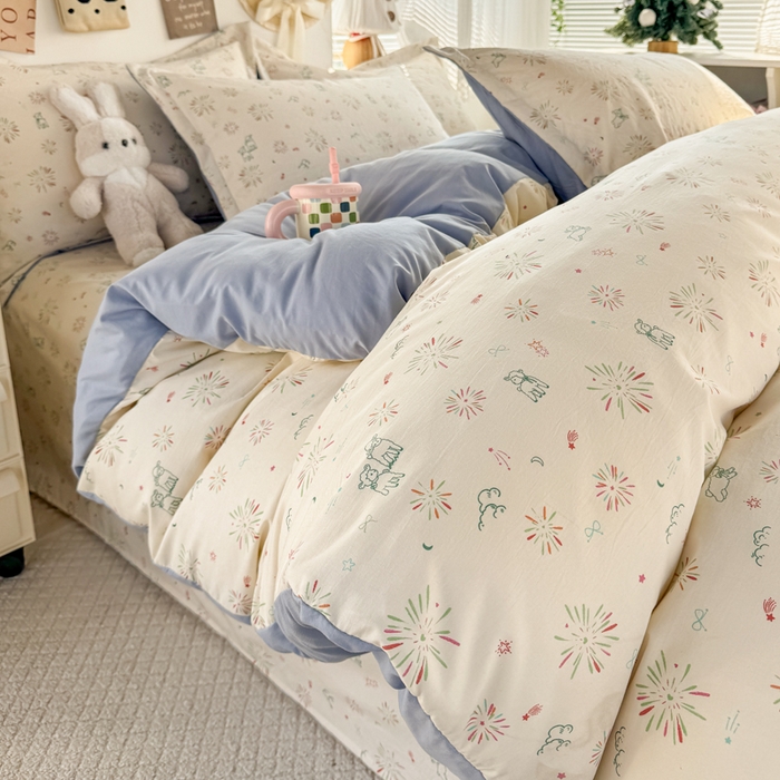 91家纺网 家纺一手货源 找家纺 禧缘家纺（原梦想家） 2026新款云感棉童话风四件套 人间烟火