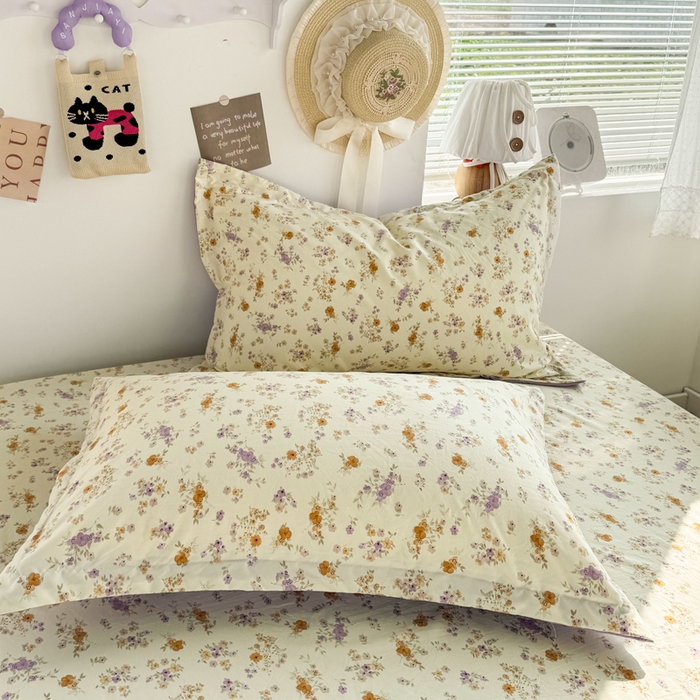 91家纺网 家纺一手货源 找家纺 禧缘家纺（原梦想家） 2026新款云感棉童话风四件套 木槿花开