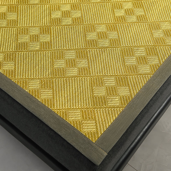 91家纺网 家纺一手货源 找家纺 （总）苏迪网销供货 2026新款九宫格双面藤席全包凉席反面冰丝席子