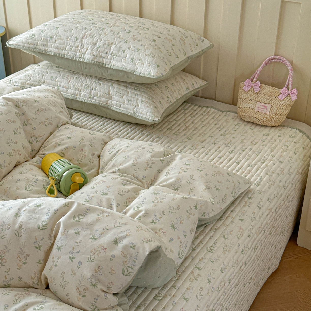 91家纺网 家纺一手货源 找家纺 （总）孑寐家纺 2026新款全棉纯棉四季款床盖四件套