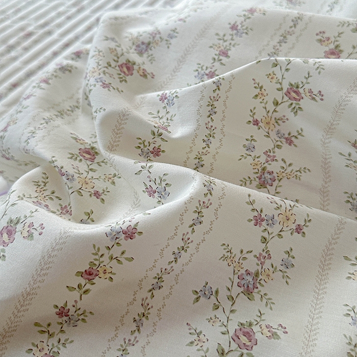 91家纺网 家纺一手货源 找家纺 孑寐家纺 2026新款全棉纯棉四季款床盖四件套 含羞草