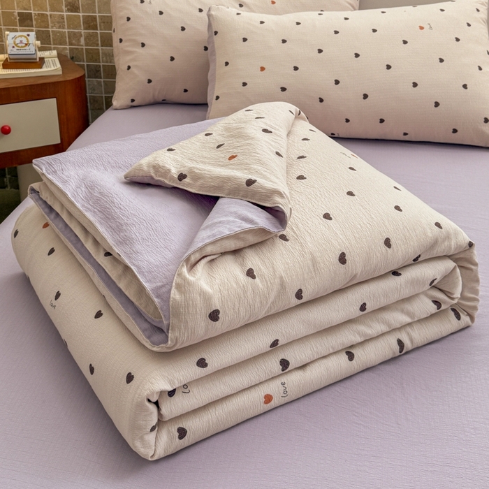 91家纺网 家纺一手货源 找家纺 （总）寐眠 2026新款泡泡纱印花夏被夏凉被空调被