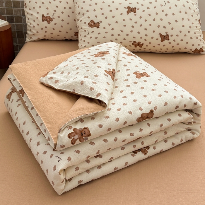 91家纺网 家纺一手货源 找家纺 （总）寐眠 2026新款泡泡纱印花夏被夏凉被空调被