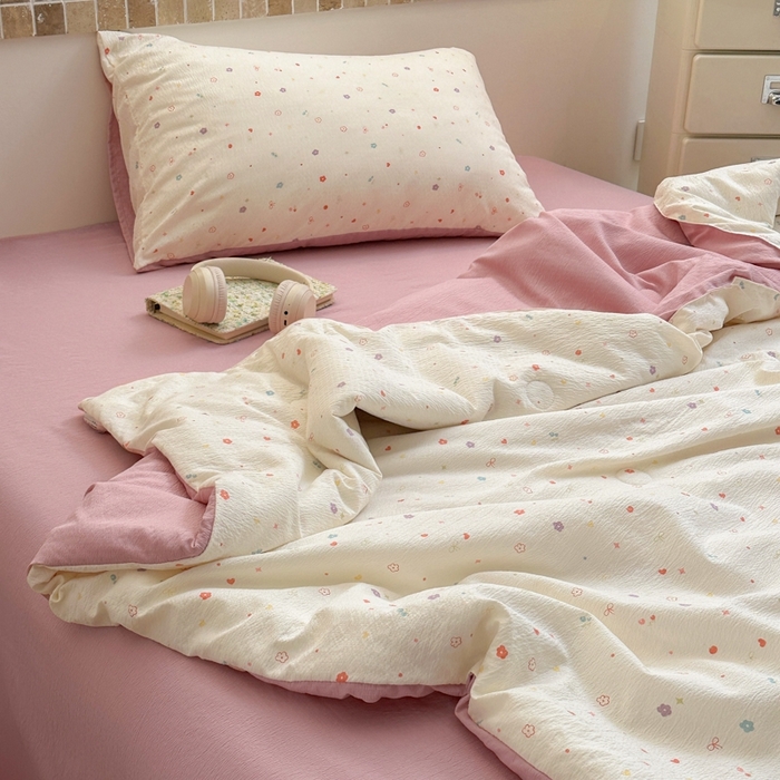 91家纺网 家纺一手货源 找家纺 （总）寐眠 2026新款泡泡纱印花夏被夏凉被空调被