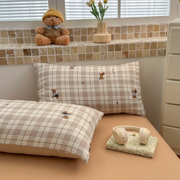 91家纺网 家纺一手货源 找家纺 寐眠 2026新款泡泡纱印花夏被夏凉被空调被 咖格修勾