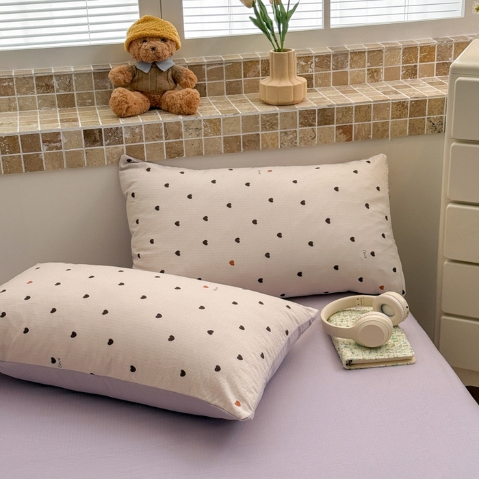 91家纺网 家纺一手货源 找家纺 寐眠 2026新款泡泡纱印花夏被夏凉被空调被 奶紫点点爱