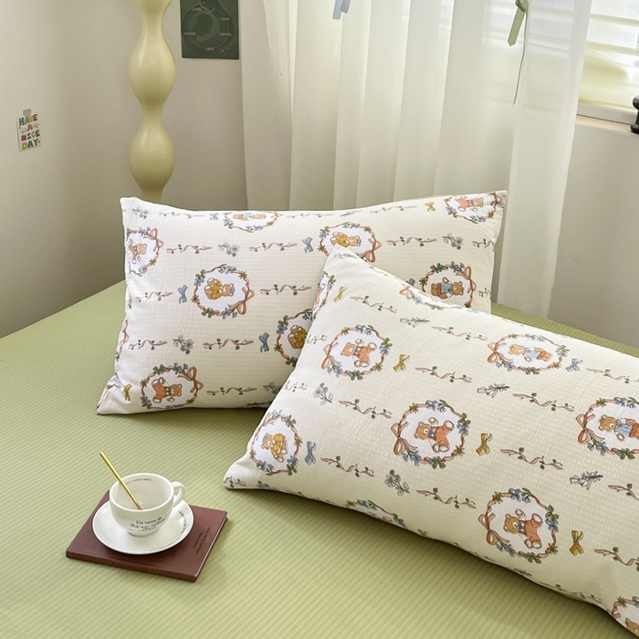 91家纺网 家纺一手货源 找家纺 寐眠 2026新款泡泡纱印花夏被夏凉被空调被 林之趣