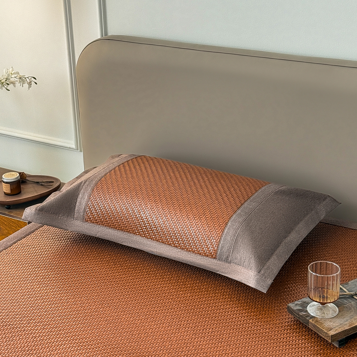 91家纺网 家纺一手货源 找家纺 （总）鑫姿席业 2026新款夏季高端竹席pe藤席空调软席可水洗席子凉席-葫芦双全