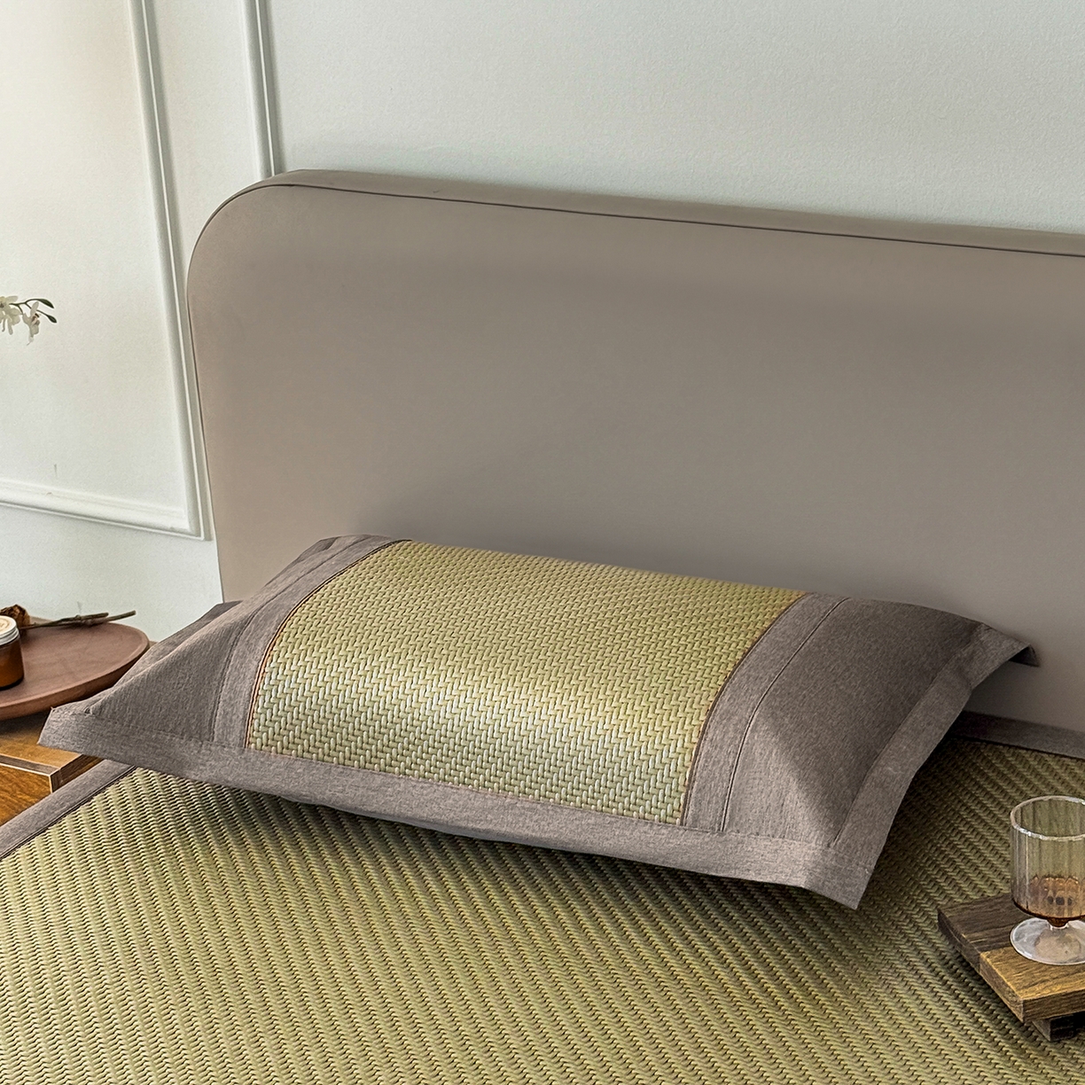 91家纺网 家纺一手货源 找家纺 鑫姿席业 2026新款夏季高端竹席pe藤席空调软席可水洗席子凉席-葫芦双全 葫芦双全-古铜