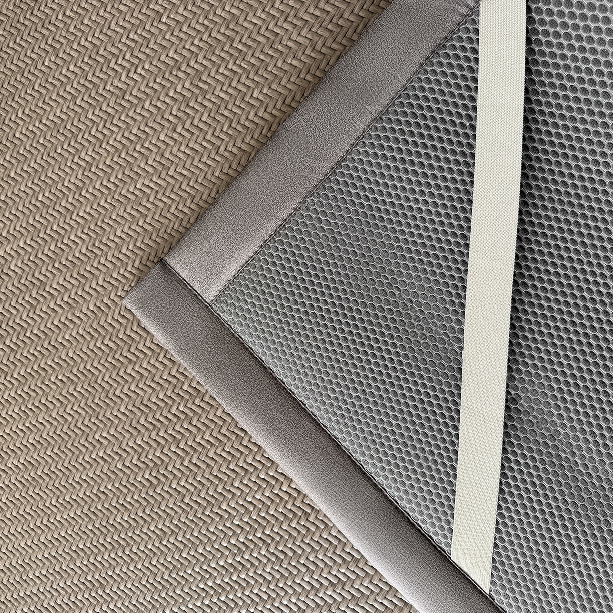 91家纺网 家纺一手货源 找家纺 鑫姿席业 2026新款夏季高端竹席pe藤席空调软席可水洗席子凉席-葫芦双全 葫芦双全-灰色