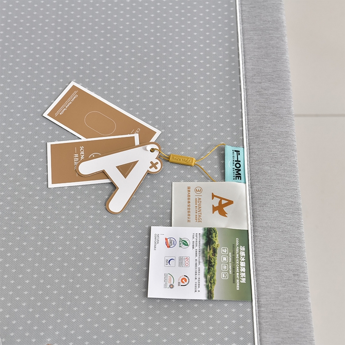 91家纺网 家纺一手货源 找家纺 小牛席业 2026新款加厚款-满天星天鹅刺绣凉感冰丝席系列凉席藤席冰藤席冰丝席竹席草席空调席乳胶席豆豆席 满天星天鹅凉感冰丝席-灰色