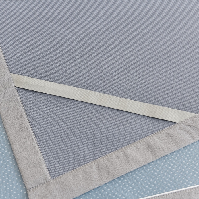 91家纺网 家纺一手货源 找家纺 小牛席业 2026新款加厚款-满天星天鹅刺绣凉感冰丝席系列凉席藤席冰藤席冰丝席竹席草席空调席乳胶席豆豆席 满天星天鹅凉感冰丝席-蓝色