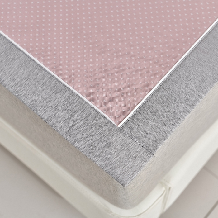 91家纺网 家纺一手货源 找家纺 小牛席业 2026新款加厚款-满天星天鹅刺绣凉感冰丝席系列凉席藤席冰藤席冰丝席竹席草席空调席乳胶席豆豆席 满天星天鹅凉感冰丝席-粉色