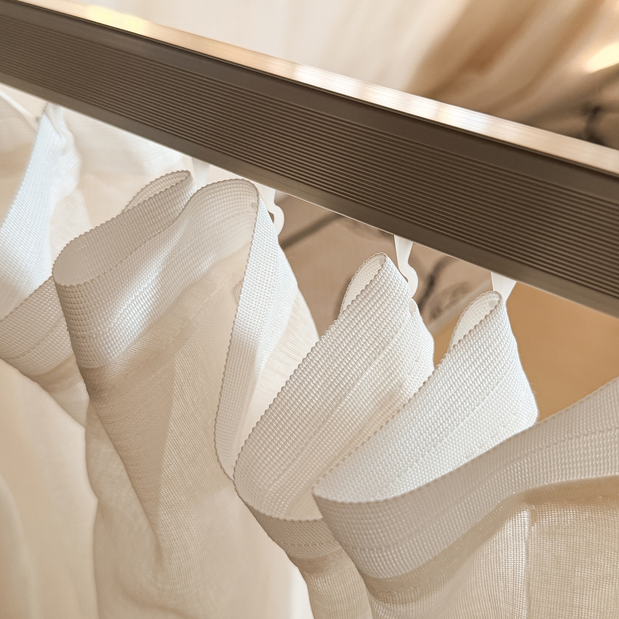 91家纺网 家纺一手货源 找家纺 都市缘蚊帐 2026新款3393香思缦多丽棉纱轨道款宫廷蚊帐 3393香思缦-麦芽杏